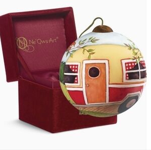 Ne’Qwa Art, Housewarming Gifts, “Happy Campers” Artist Susan Winget Petite Round